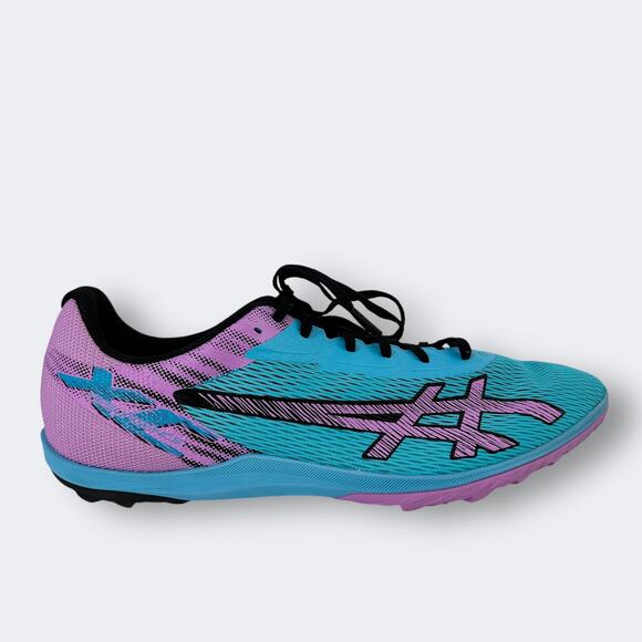 Asics Resurgence XC Track & Field Shoes Mens Size 11.5 Aquarium Blue Purple - Picture 3 of 10
